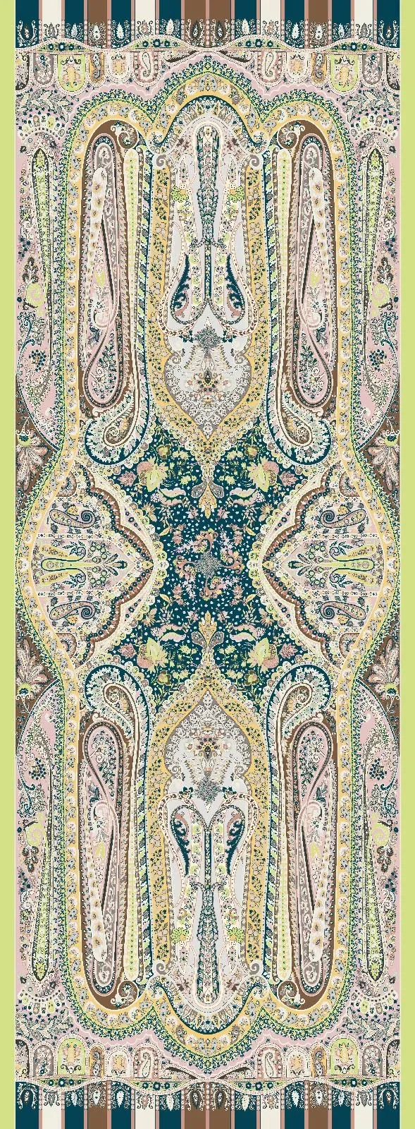 Moreno Shiny Malva / Wool Silk