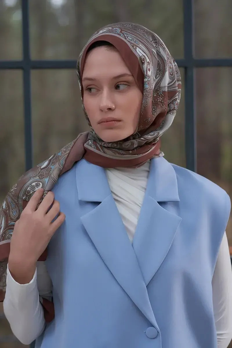 ED Scarf / Heritage Gazel Şal - Kahverengi