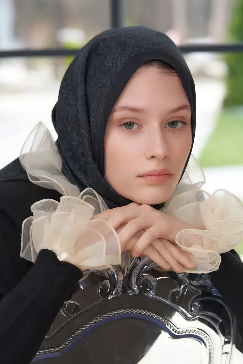 ED Scarf / Heritage Saye Şal - Siyah