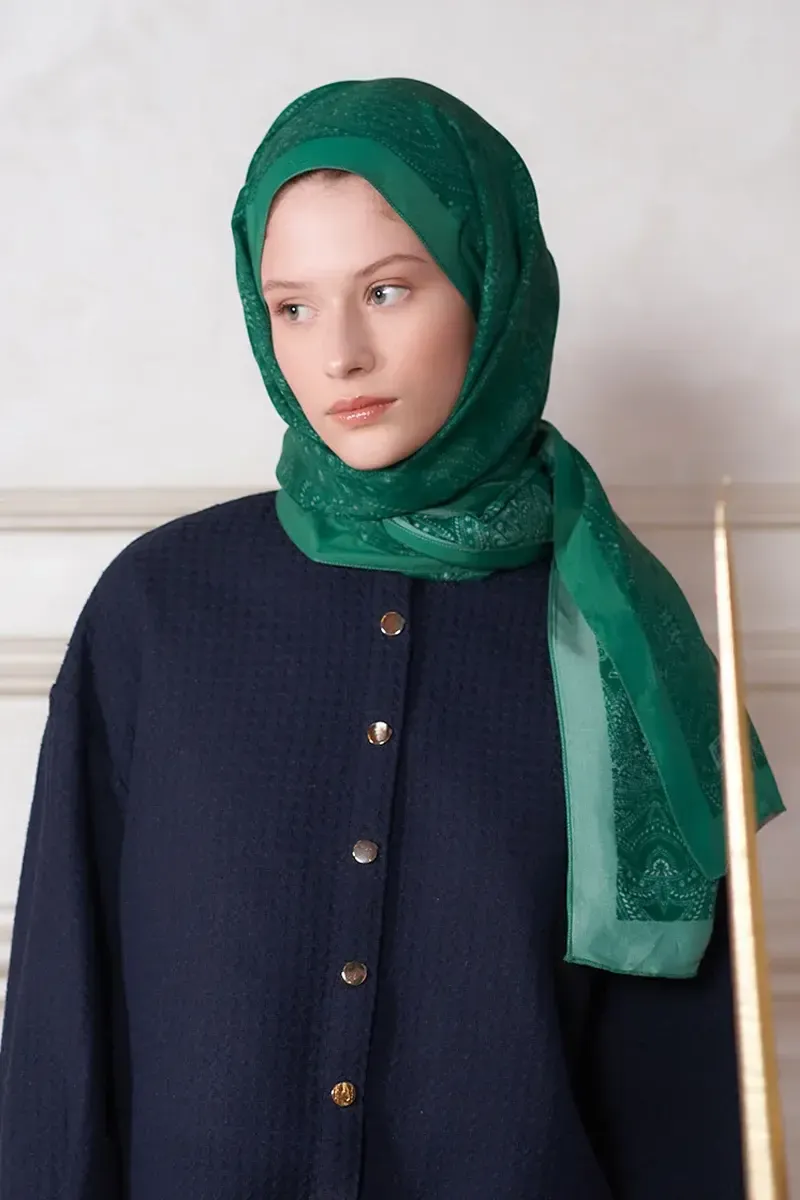 ED Scarf / Heritage Saye Şal - Yeşil