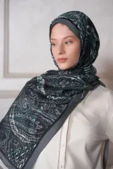 ED Scarf / Heritage Hare Şal - Koyu Yeşil