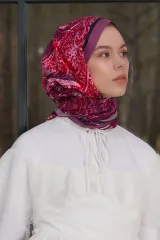 ED Scarf / Heritage Hare Şal - Mürdüm
