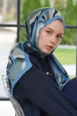 ED Scarf / Heritage Farah Şal - Mavi