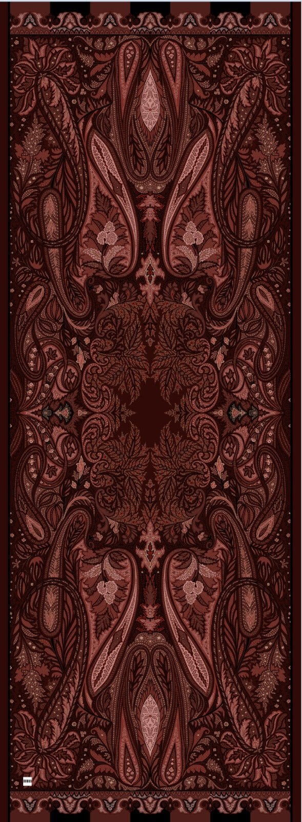 bordeaux freesia / Wool Silk(Kopya)