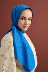 İmannoor İman Kare Naia Şal blue