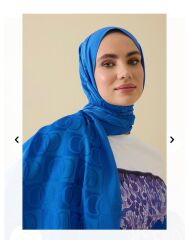 İmannoor İman Dama Naia Şal Blue