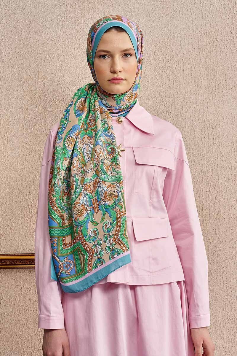 ED scarf /Celebrity Celestial Şal - Mavi