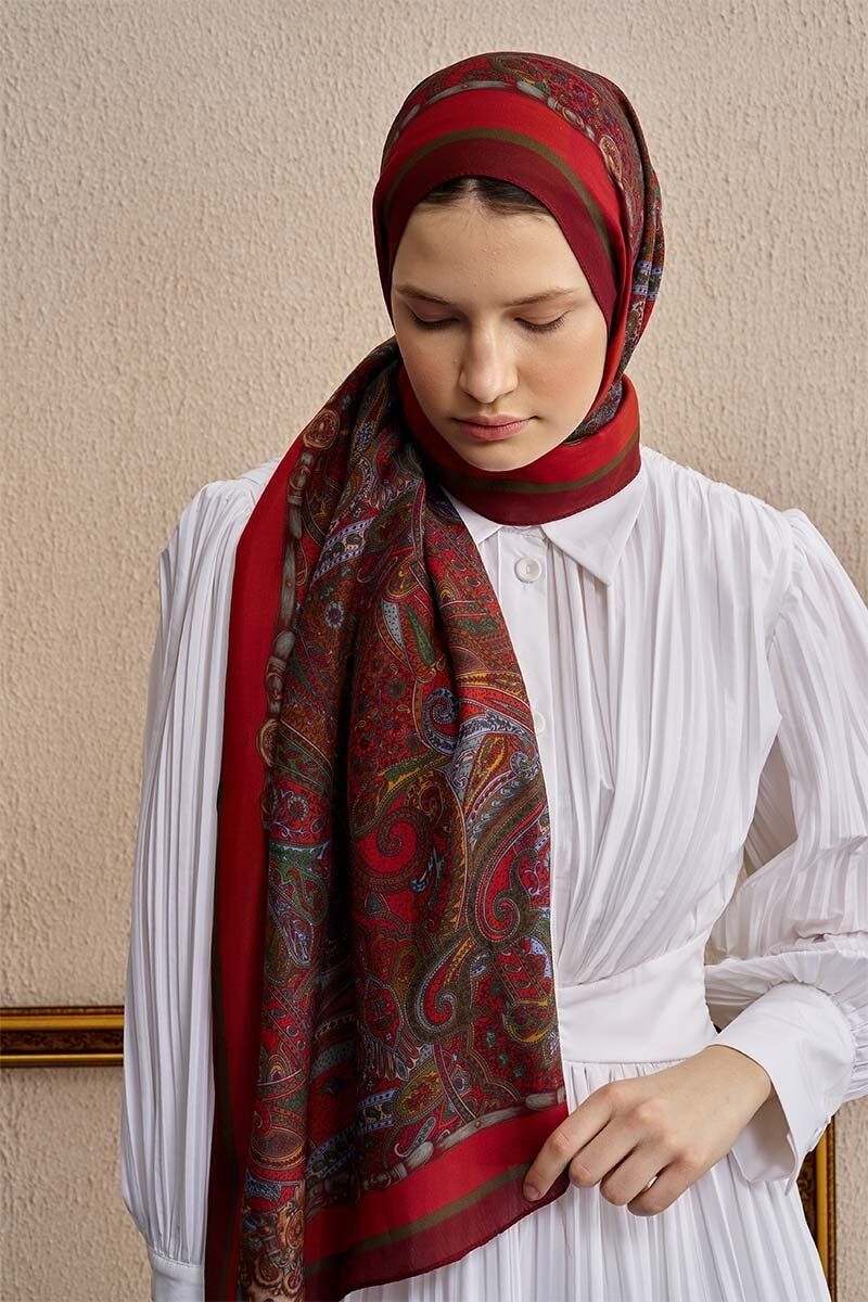 ED scarf /Celebrity Hera Şal - Kırmızı