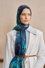 ED scarf /Celebrity Carmina Şal - Lacivert