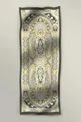 BUATLY SOFİSTİK YÜN İPEK ŞAL SARI