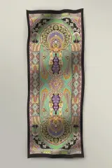 BUATLY SOFİSTİK YÜN İPEK ŞAL LACİVERT