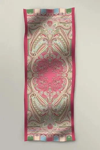 BUATLY  AHENK YÜN JAKAR ŞAL PEMBE