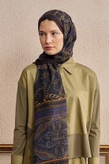 ED SCARF Celebrity Lustre Şal - Lacivert