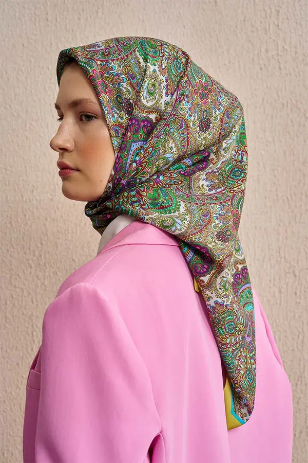 ED SCARF Vision Art Collection Vibrania Eşarp - Renkli