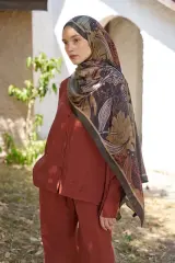 ED SCARF Inspired Fierra Desen Şal - Nefti