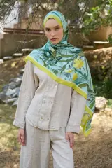 ED SCARF Inspired Muse Desen Şal - Lime