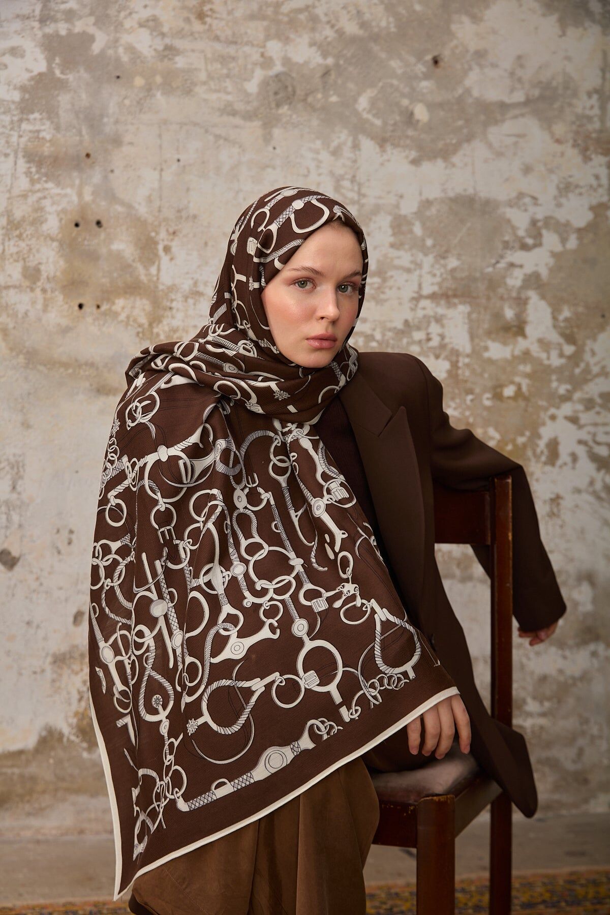 REVESİLK AND MORE /  Sahara Şal Kahverengi